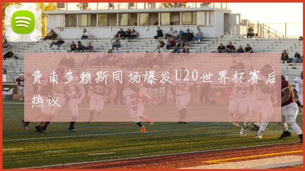 费南多赖斯同场爆发U20世界杯赛后热议